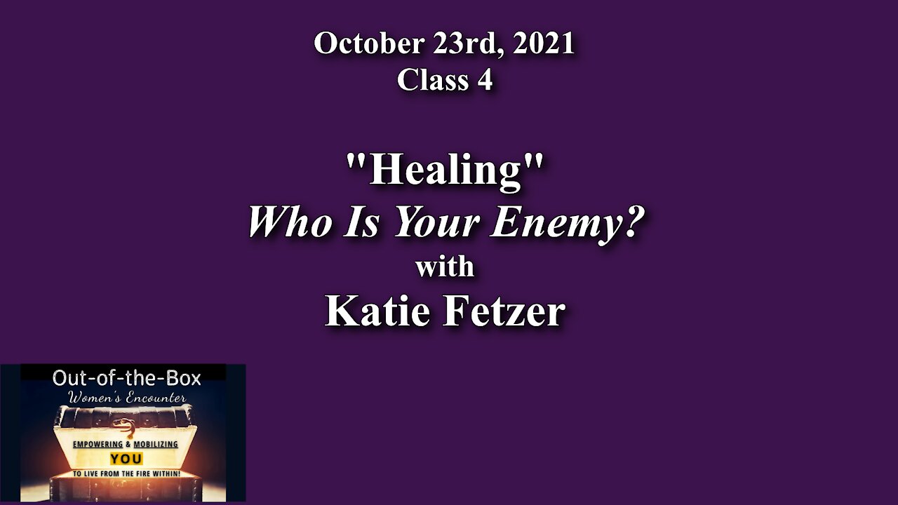 OTB Women's Encounter, Class 4 - HEALING