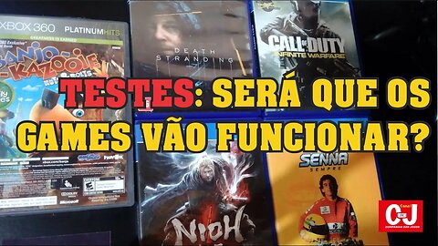 Testes: será que os games vão funcionar?