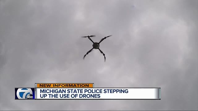 Michigan State Police stepping up use of drones