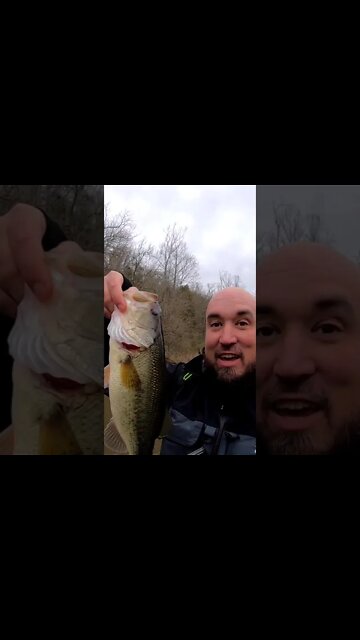 Winter kayak fishing for bass!