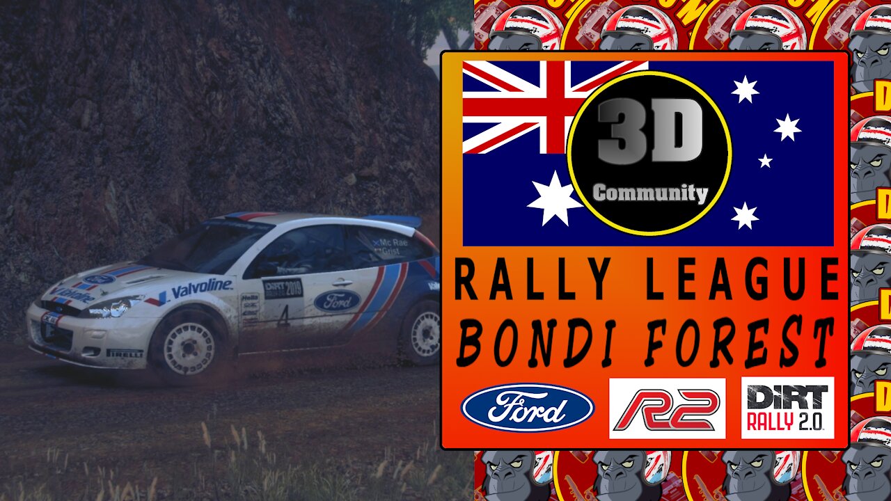 DiRT Rally 2.0 - 3D Rally League - Ford Focus RS Rally 2001 @Bondi Forest/AUZ
