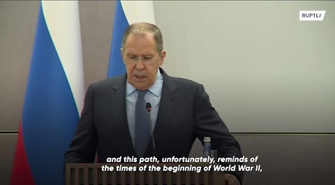 FM Lavrov: EU russophobic path reminds of the times of the beginning of WW2