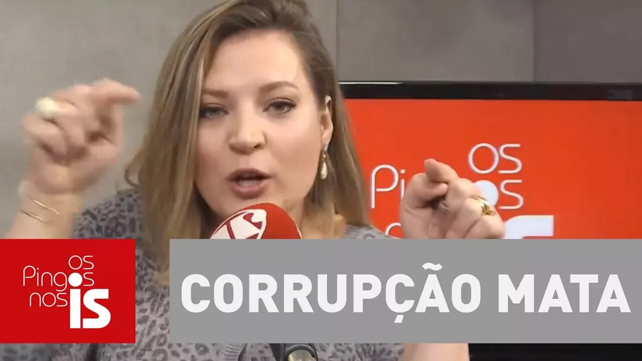 Joice: Corrupção mata!!
