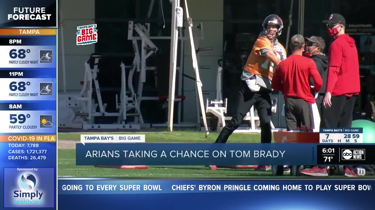 Arians talks about taking chance on Tom Brady