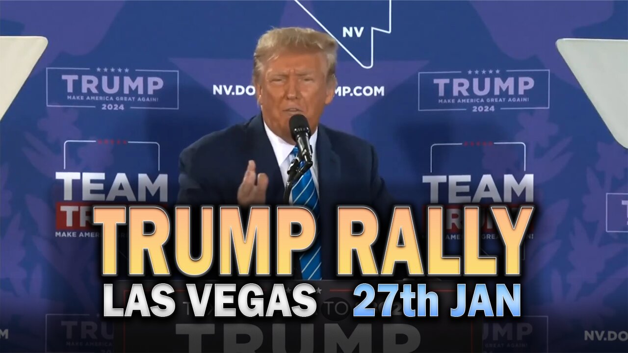 Donald Trump Holds Rally in Las Vegas After $83.3m Lawsuit (BETTER AUDIO)