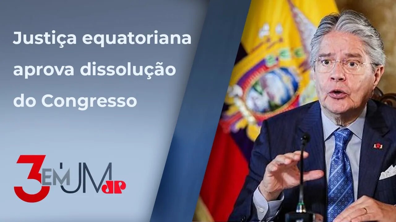 Presidente do Equador aplica ‘morte cruzada’ para evitar impeachment e ficar no poder