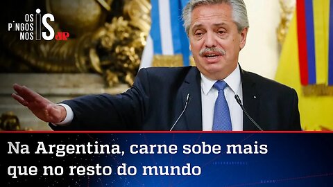 Preço da carne na Argentina aumenta 235% no governo Fernández