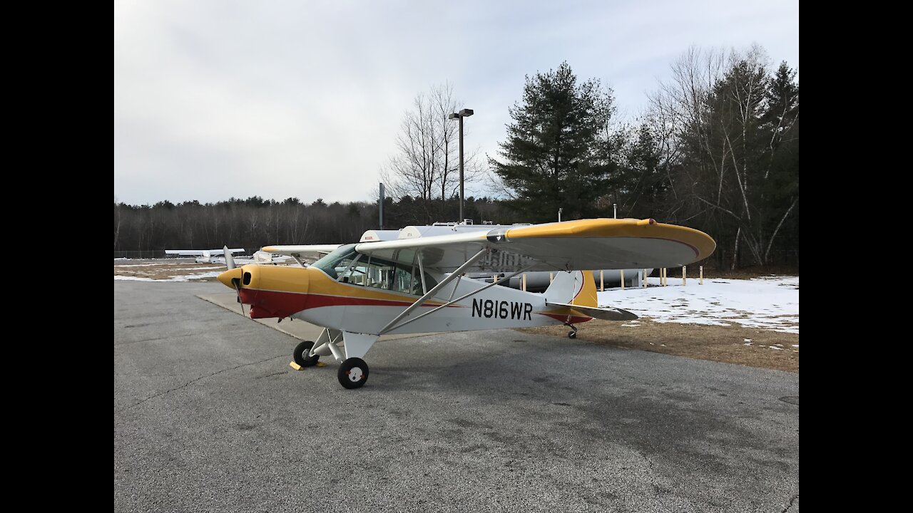 New VFR Avionics Installed in Super Cub