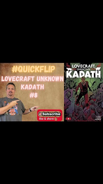 Lovecraft Unknown Kadath #8 Ablaze Comics #QuickFlip Comic Book Review Florez,Sanna #shorts