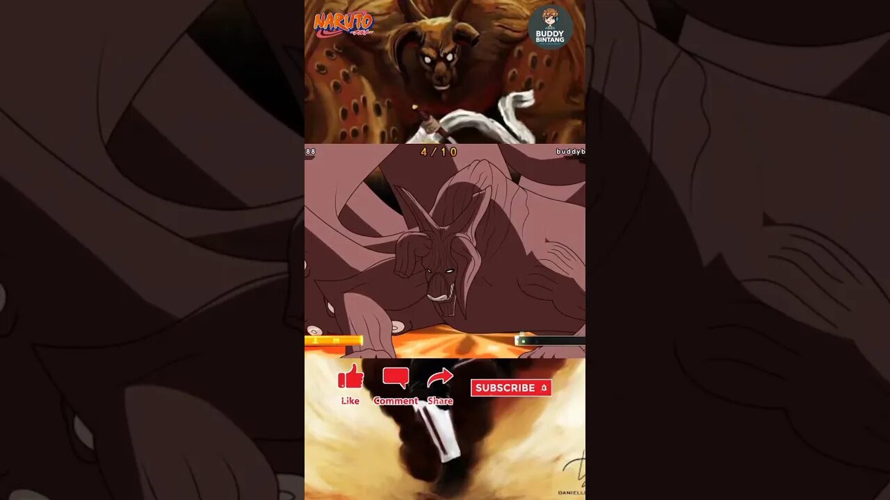 Killer bee vs Madara Uchiha