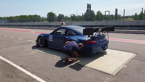 "Puppan" Porsche 911 Turbo (996) modified Mantorp Park Time Attack Festival