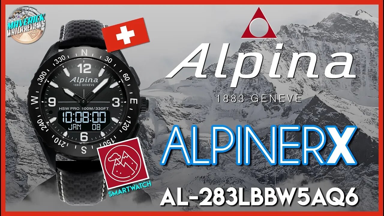 Brainiac! | Alpina AlpinerX 100m Swiss Made Quartz Smartwatch AL-283LBBW5AQ6 Unbox & Review