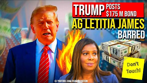 Breaking🔥BIG WIN for Trump! AG Letitia James BARRED from collecting Trump Bond of $175 Million!