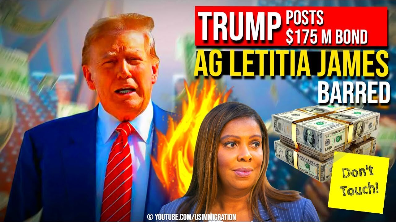 Breakingš„BIG WIN for Trump! AG Letitia James BARRED from collecting Trump Bond of $175 Million!
