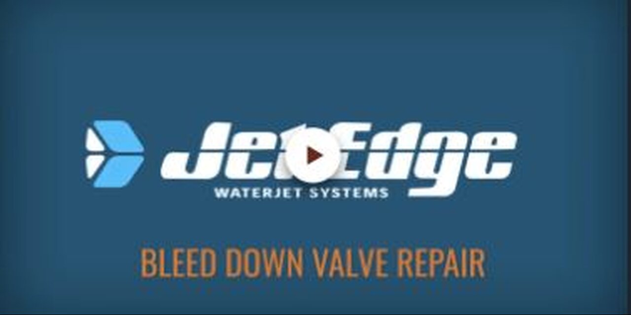Maintenance Training Video: Bleed Down Valve Repair