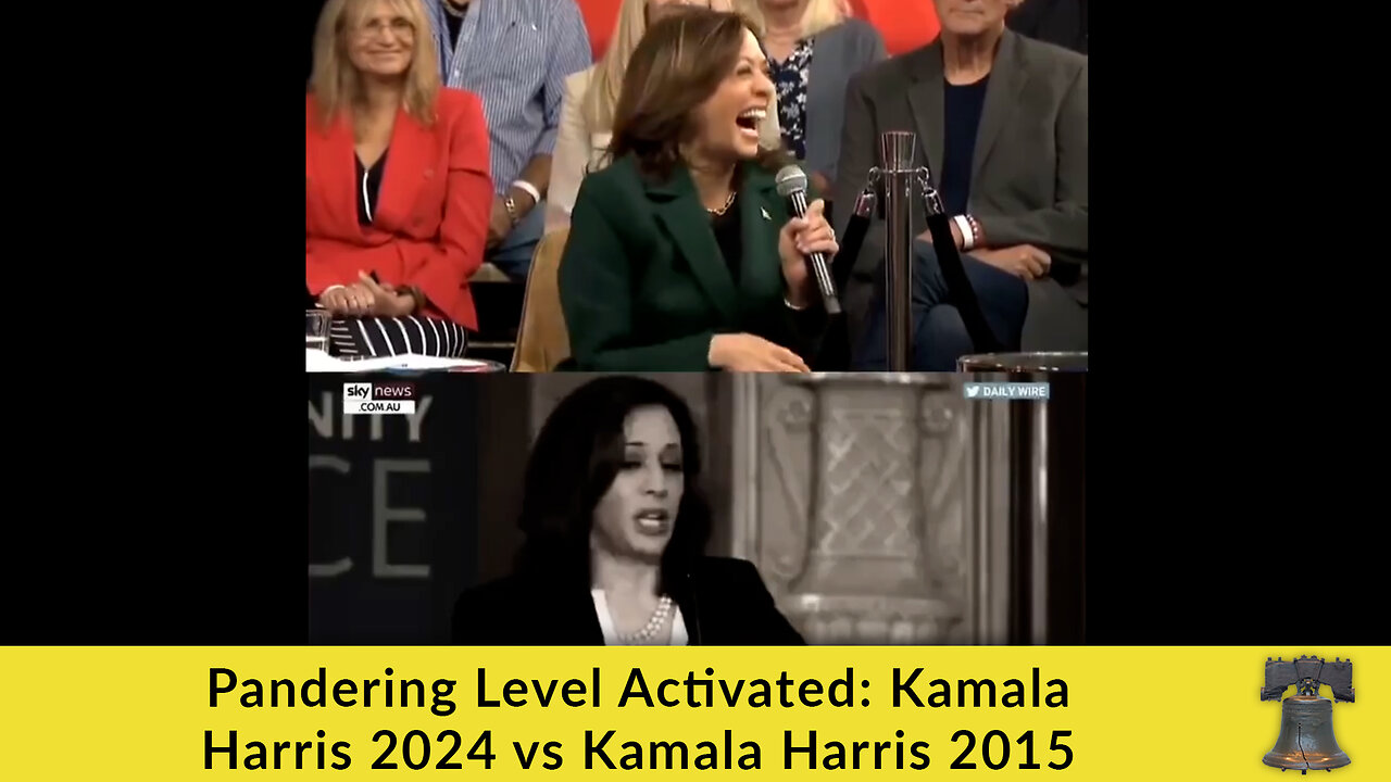 Pandering Level Activated: Kamala Harris 2024 vs Kamala Harris 2015