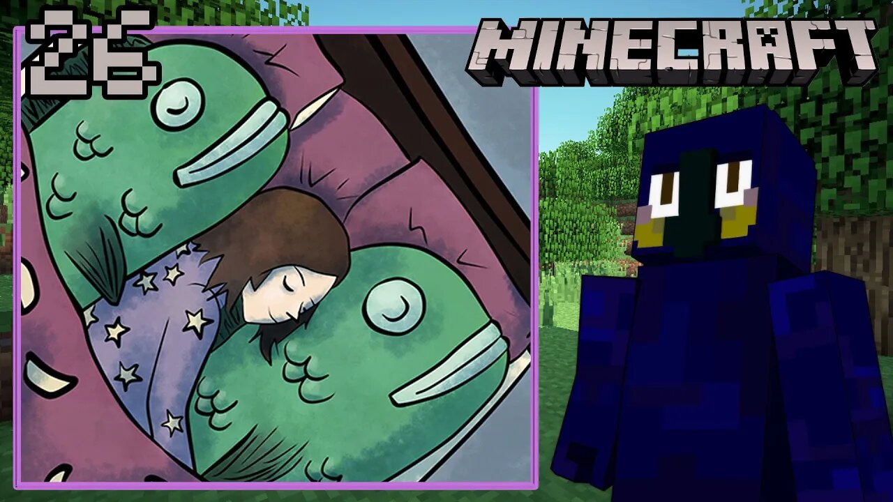 DORMIR COM OS PEIXES - Minecraft #26