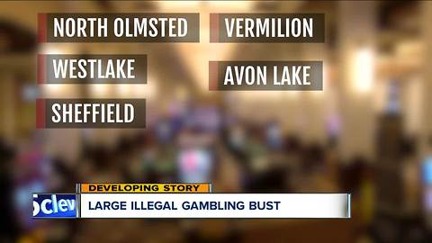 Large illegal gambling bust