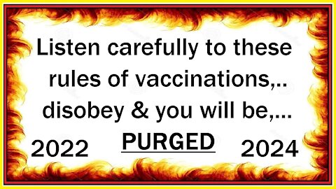 Listen carefully to these rules of vaccinations