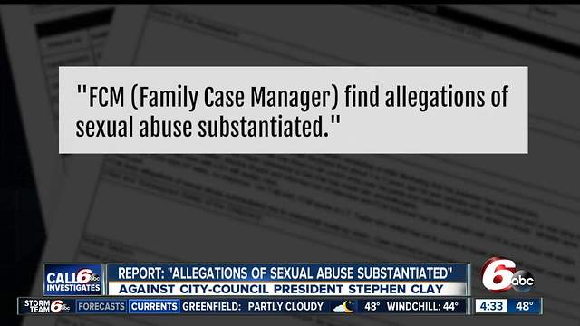 Caseworker found groping allegation against Indy Councilman Clay 'substantiated,' DCS documents say