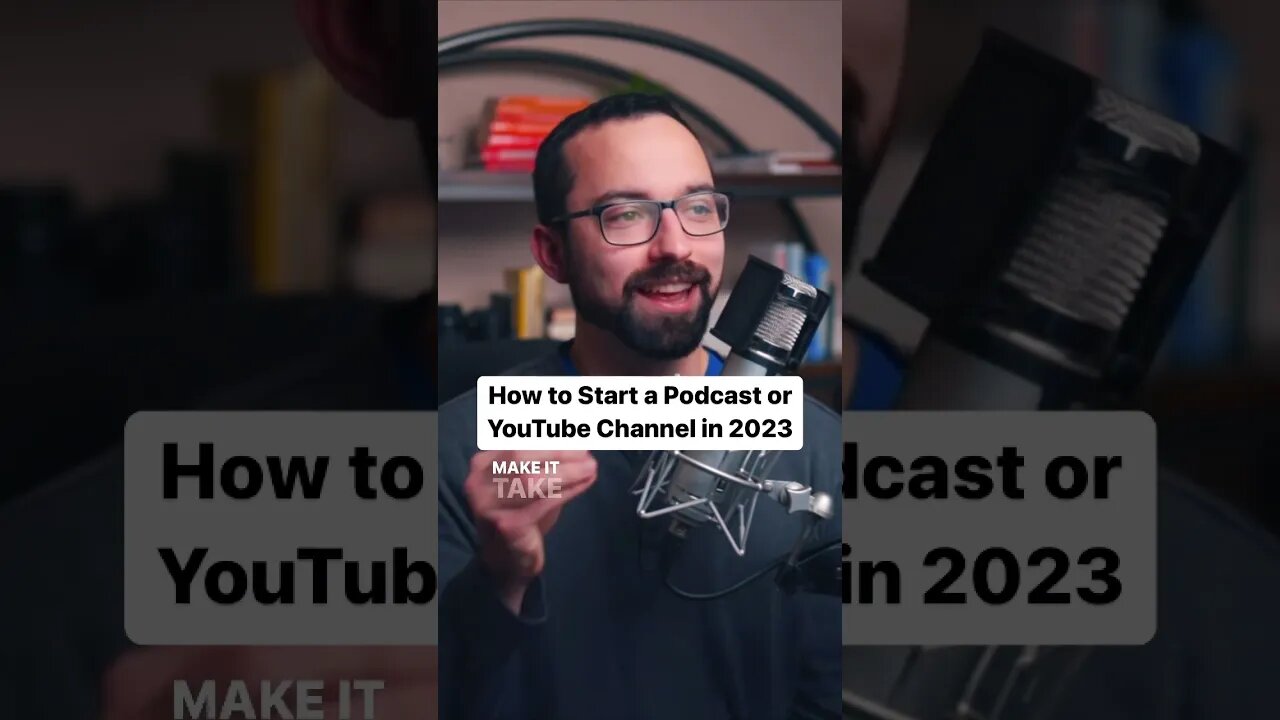 How To Start A Podcast Or YouTube Channel in 2023 #shorts