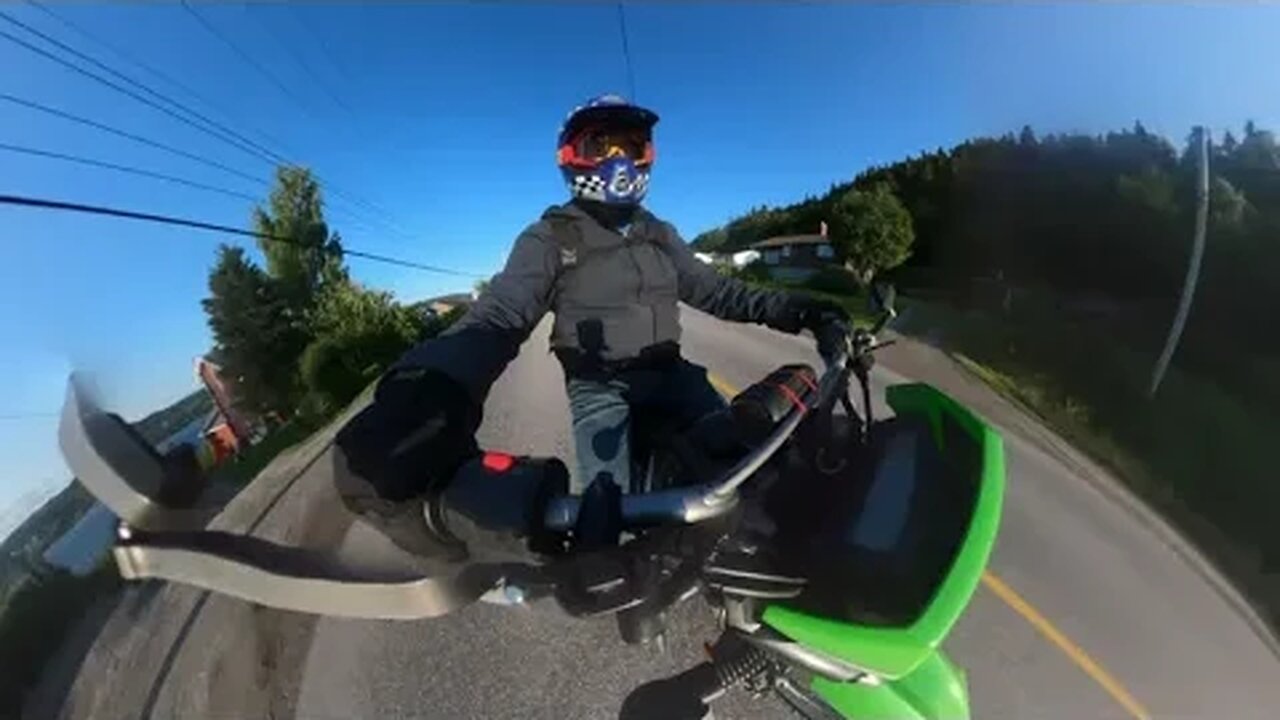 A Ride To Johns Beach ! Newfoundland And Labrador Canada !! on the KLX 250s