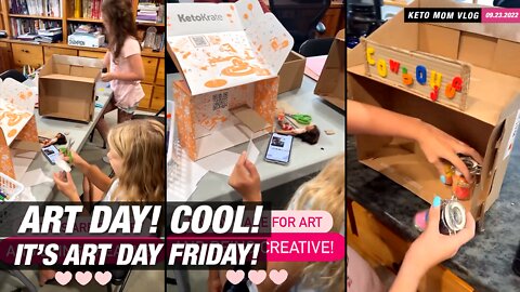 Fridays Are Made For Crafting! Art Day Friday! | KETO Mom Vlog