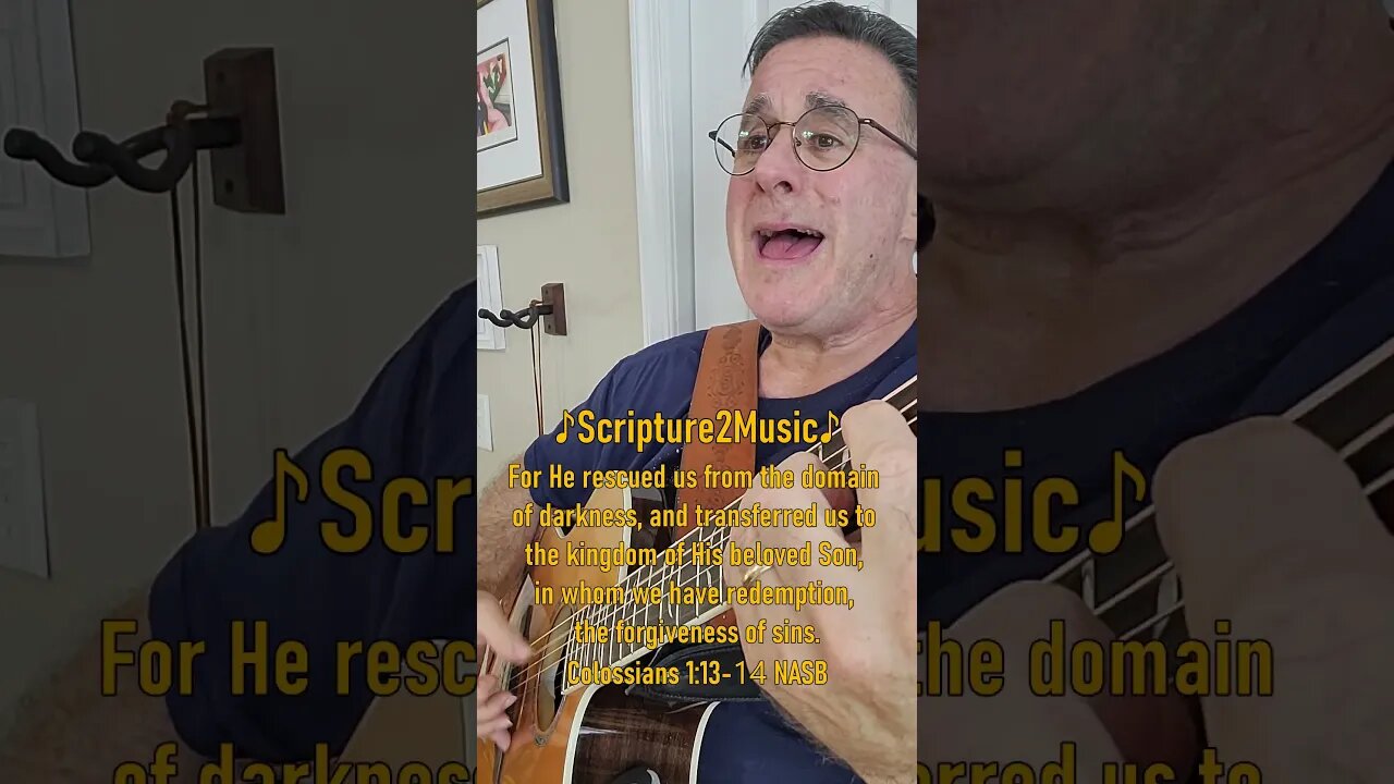 ♪Scripture2Music♪ Colossians 1:13-14 #shorts #bible #scripture #verse