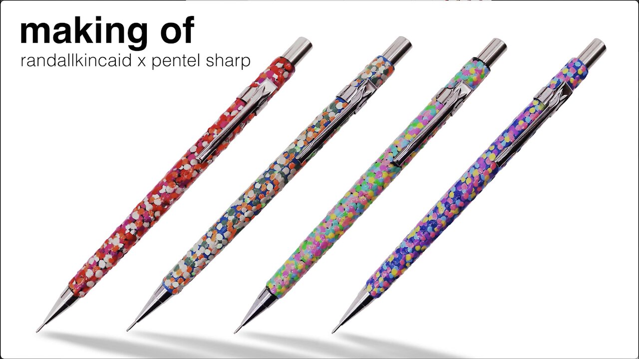 making of randallkincaid x pentel sharp mechanical pencils