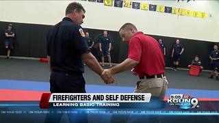 Tucson firefighters learning self defense