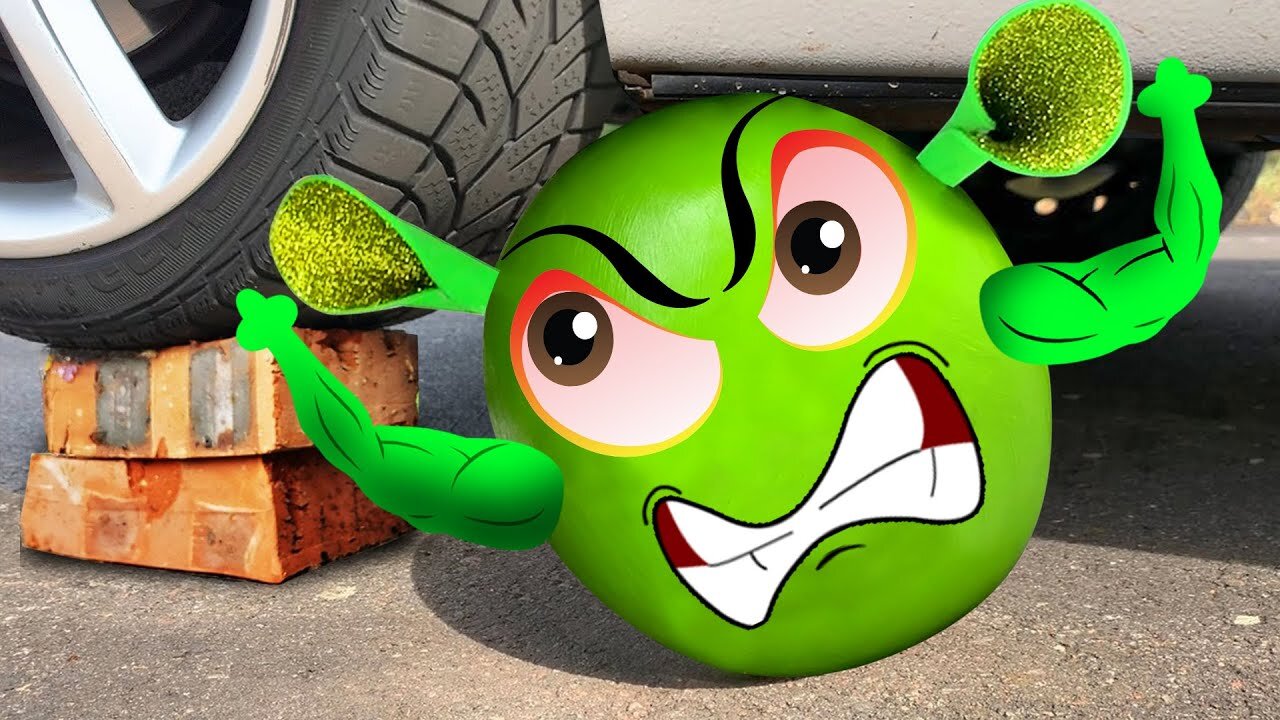 Crushing Crunchy & Soft Things by Car | Experiment Car vs Duck, Watermelon, Shrek | Woa Doodles