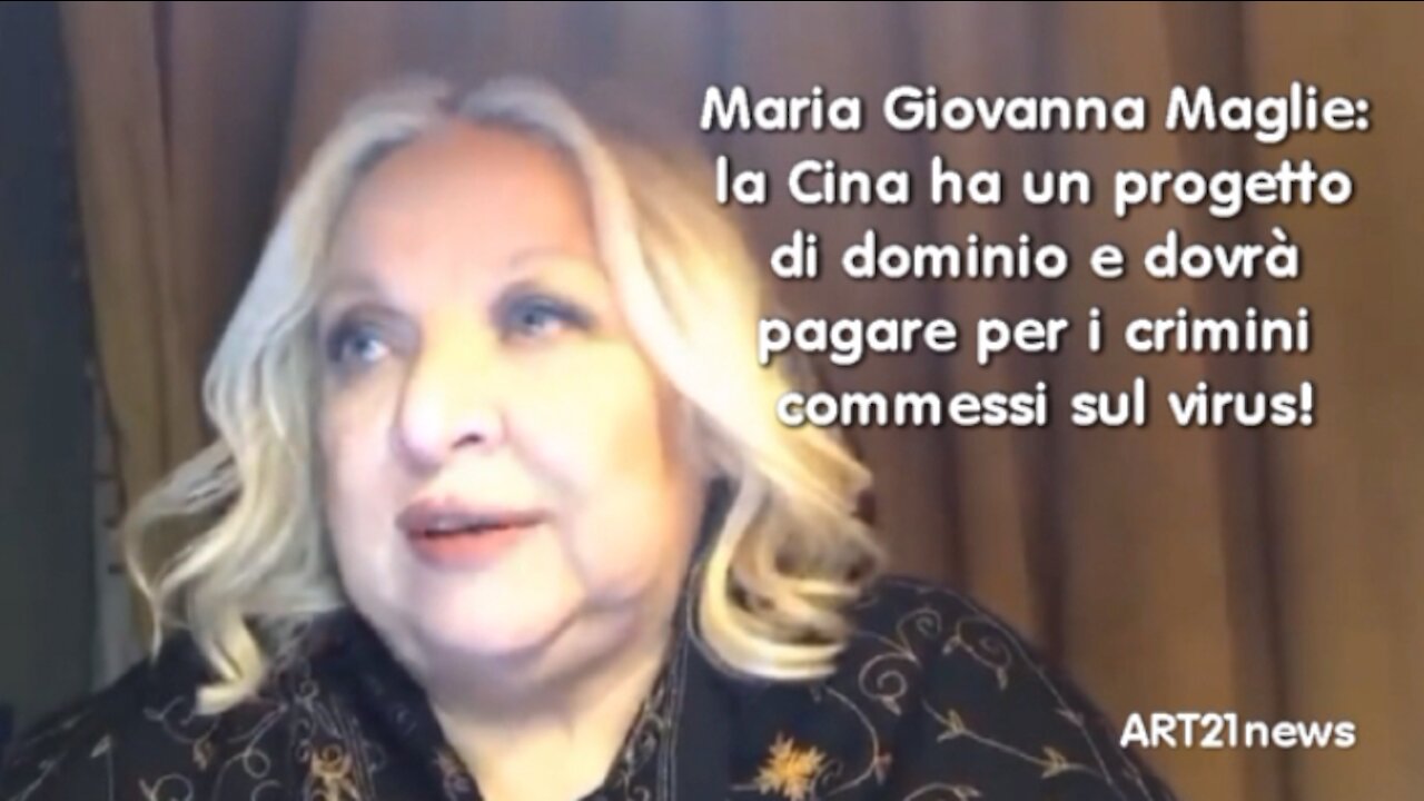 Maria Giovanna Maglie: La Cina ha un progetto di dominio e dovrà pagare...