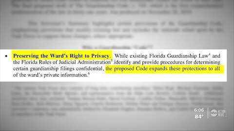 Florida Bar section proposes new guardianship rules with less transparency