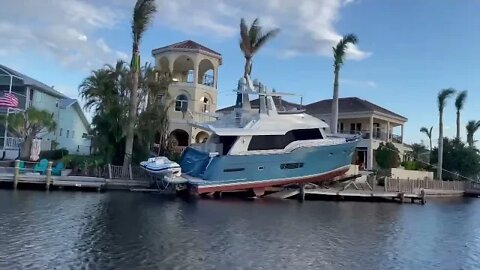 HURRICANE IAN , OUR 2nd BOAT RIDE SINCE THE STORM