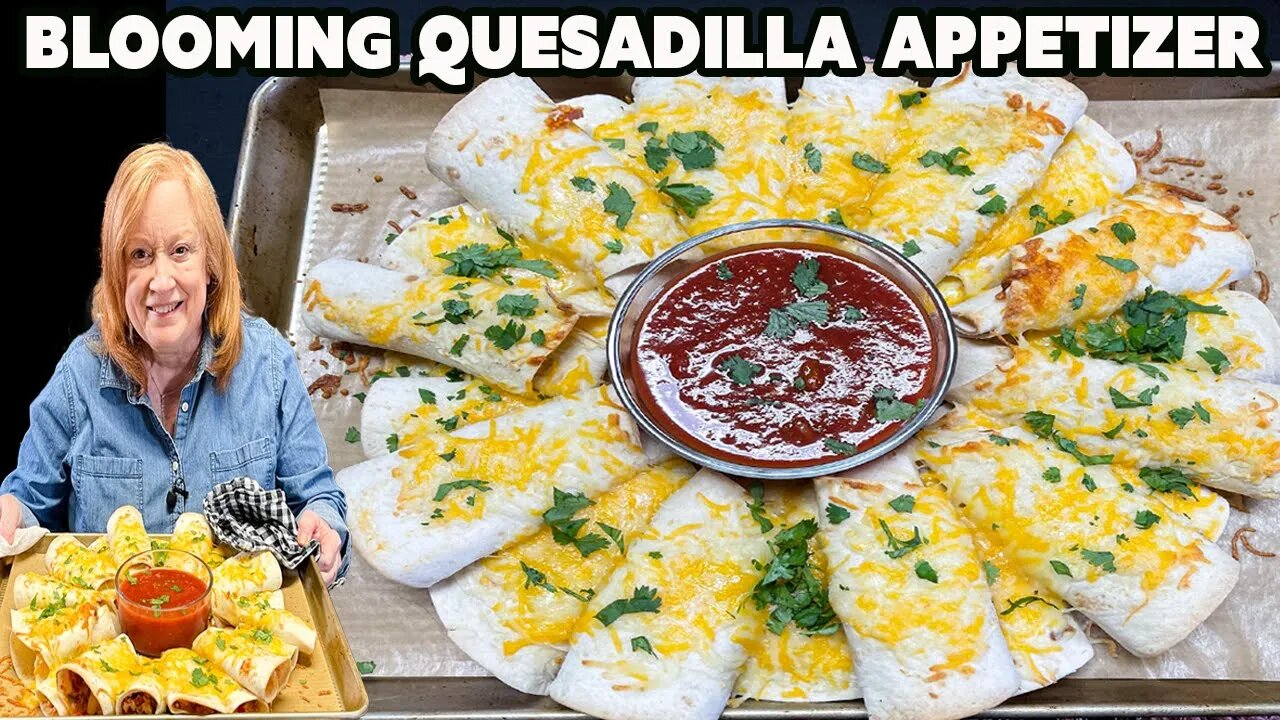 BLOOMING QUESADILLA RING Appetizer