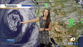 10News Pinpoint Weather with Meteorologist Angelica Campos