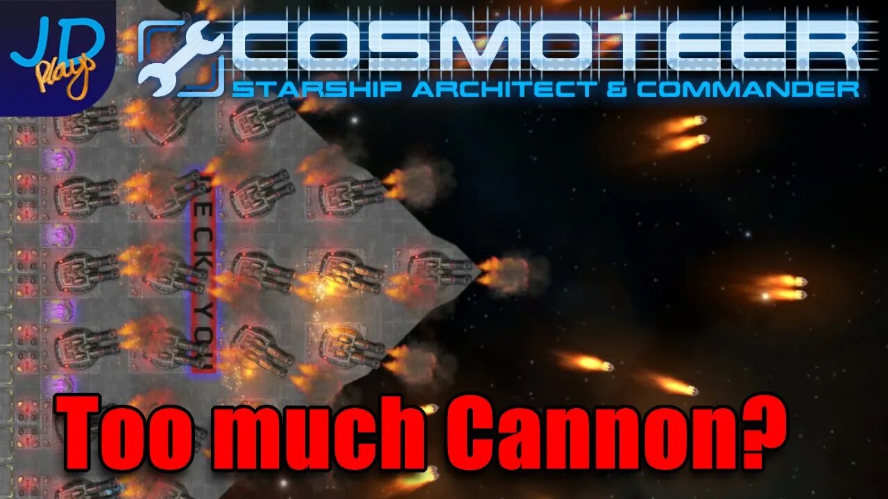 Too Many DECK Cannons? 🚀 COSMOTEER Ep15 🛸 Lets Play, Tutorial, Walkthrough