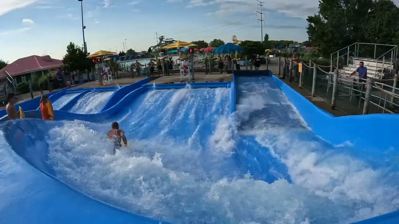 flowrider - Scott - 2 at Soak City, Kings Island
