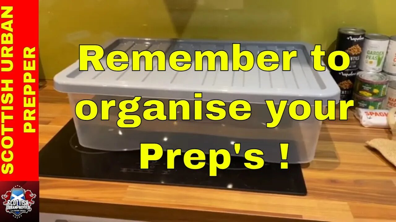 Prepping - Thursdays Organisation from the £10 Challenge