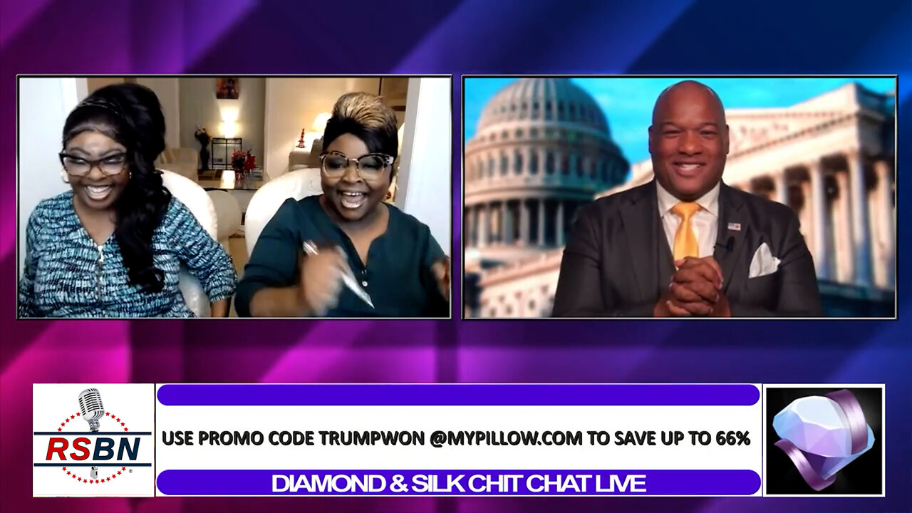 Diamond & Silk Chit Chat Live Joined by: Pastor Mark Burns 8/19/22