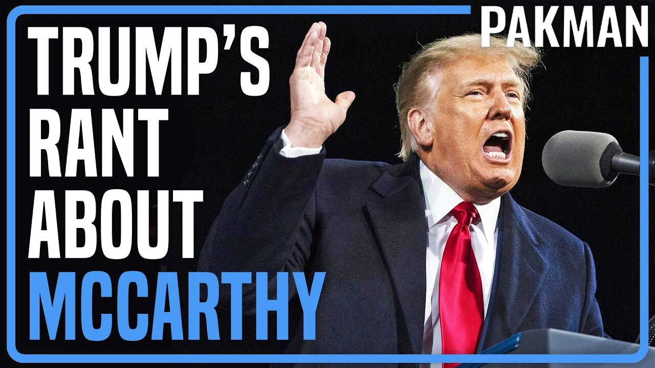 Trump Delivers Lie-Riddled ALL-CAPS "Endorsement" of Kevin McCarthy for Speaker