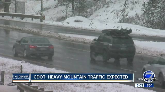 An icy drive through the Colorado mountains this weekend