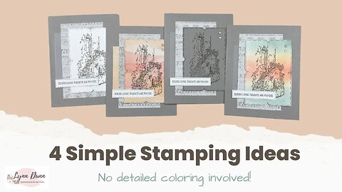 In the Country (Stampin' Up!) Cards | 4 Simple Ideas with NO Coloring Involved!