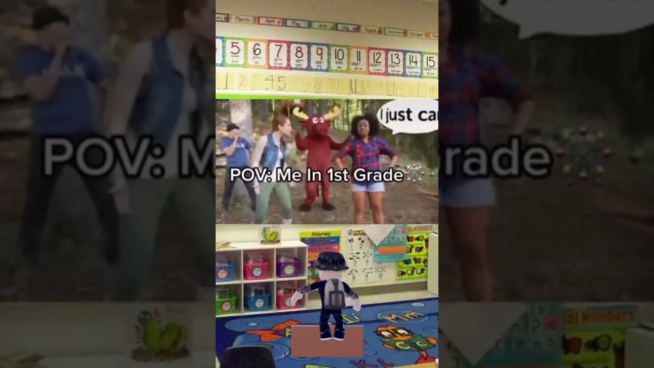 me in the first grade be like (peanut butter jelly time) #shorts #itsdimroblox