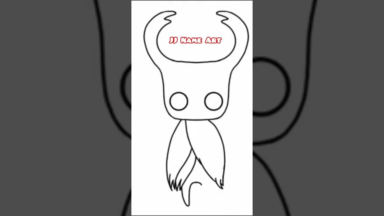 Como Desenhar Hollow Knight Passo a Passo