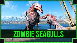 Zombie Seagulls in Fallout 4 - Horrible Wasteland Mutations!