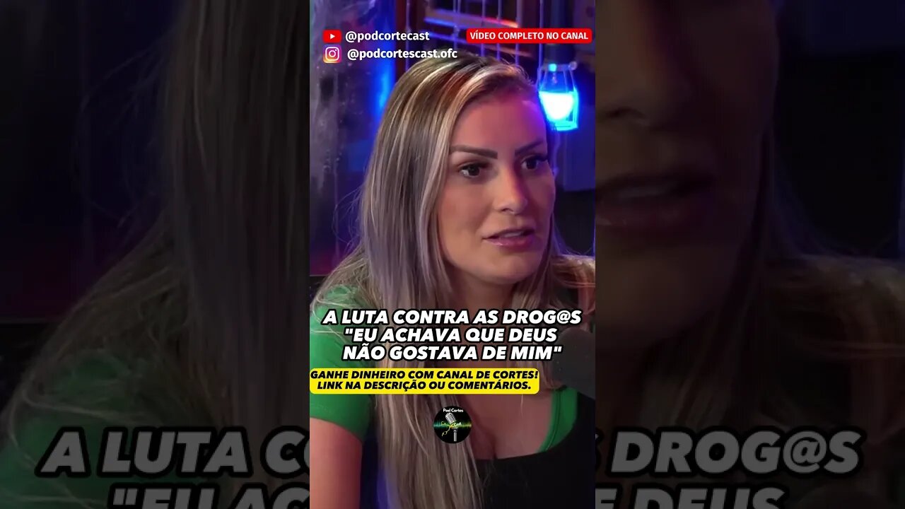 A LUTA CONTRA AS DROG@S DA ANDRESSA URACH #shorts #fé #borderline #afazenda #cortesdepodcast