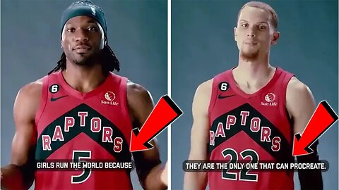 The Toronto Raptors APOLOGIZE after getting BLOWBACK for Women's History Month video!