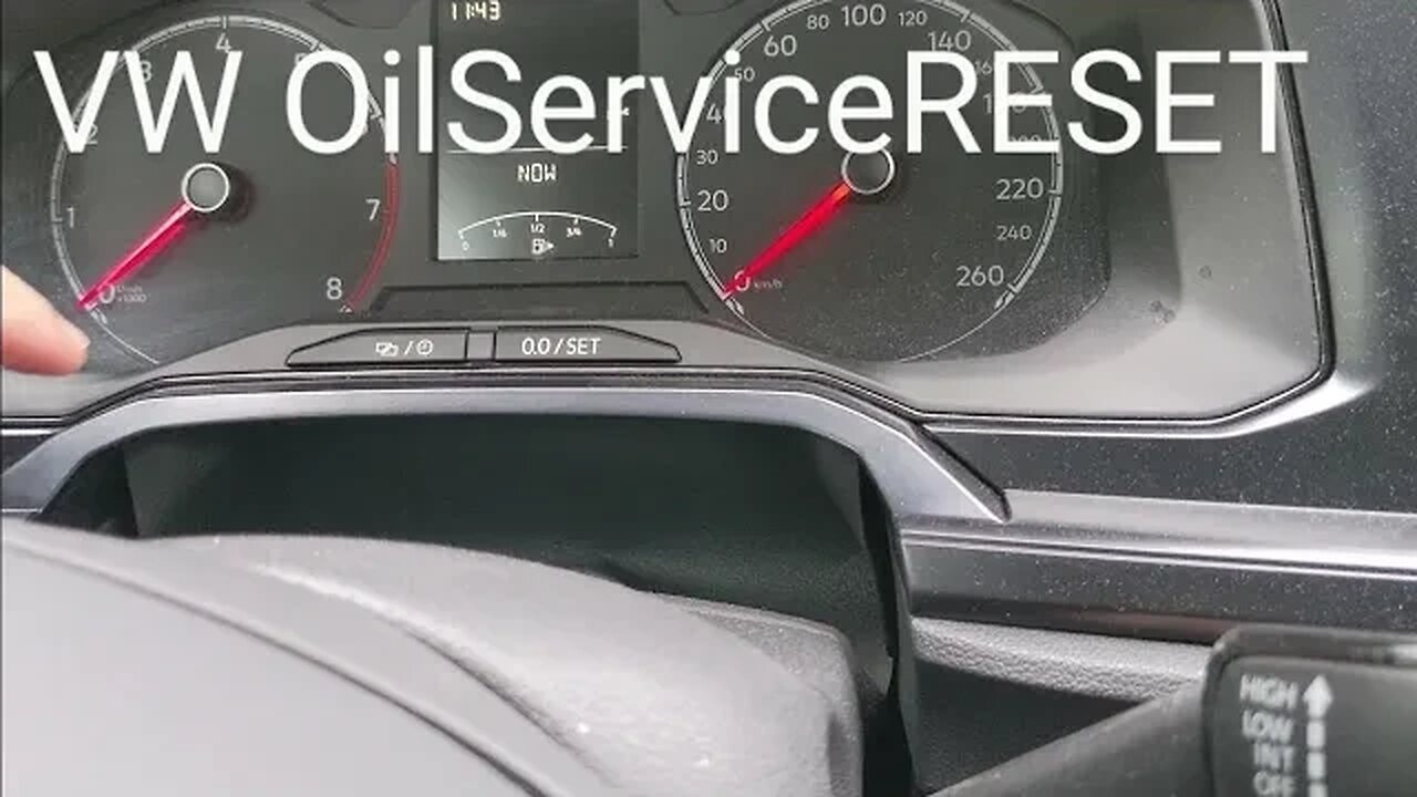 VW Polo 6th gen OIL Service Light RESET !