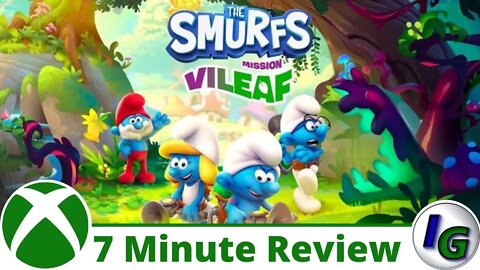 The Smurfs: Mission Vileaf 7 Minute Game Review on Xbox + Giveaway Details